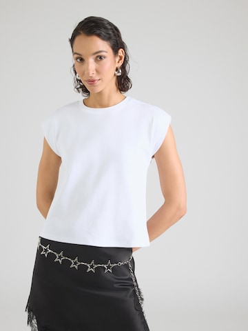 ABOUT YOU Koszulka 'Leanne' w kolorze biały: przód