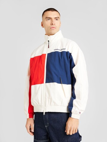 Tommy Jeans Jacke' ARCHIVE GAMES' in Weiß: Vorderseite