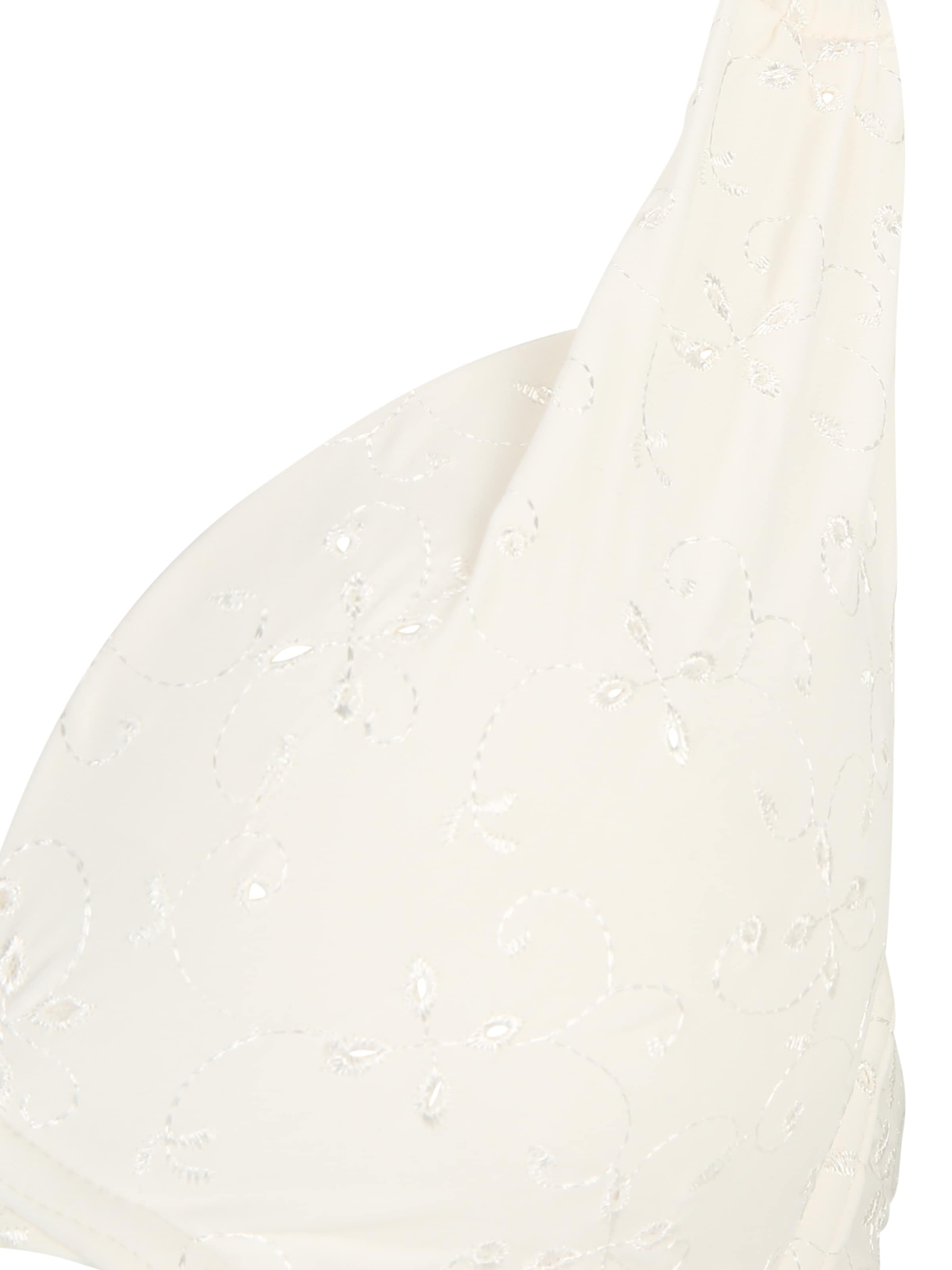 T-shirt Top per bikini di Hunkemöller in bianco