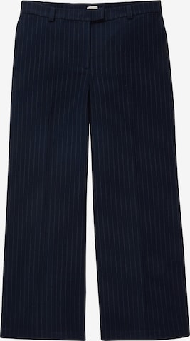 Tom Tailor Women + Wide leg Pleated Pants in Blue: front