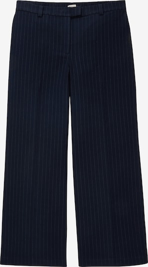 Tom Tailor Women + Pleated Pants in Navy / White, Item view