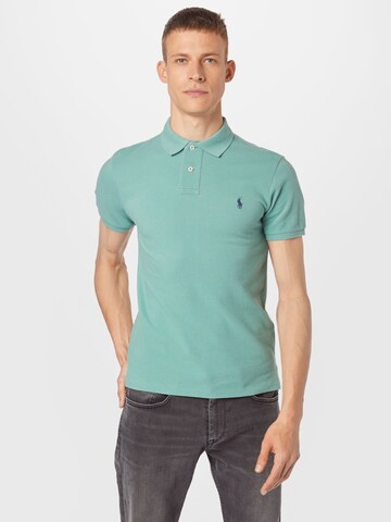Polo Ralph Lauren Klasický střih Tričko – zelená: přední strana
