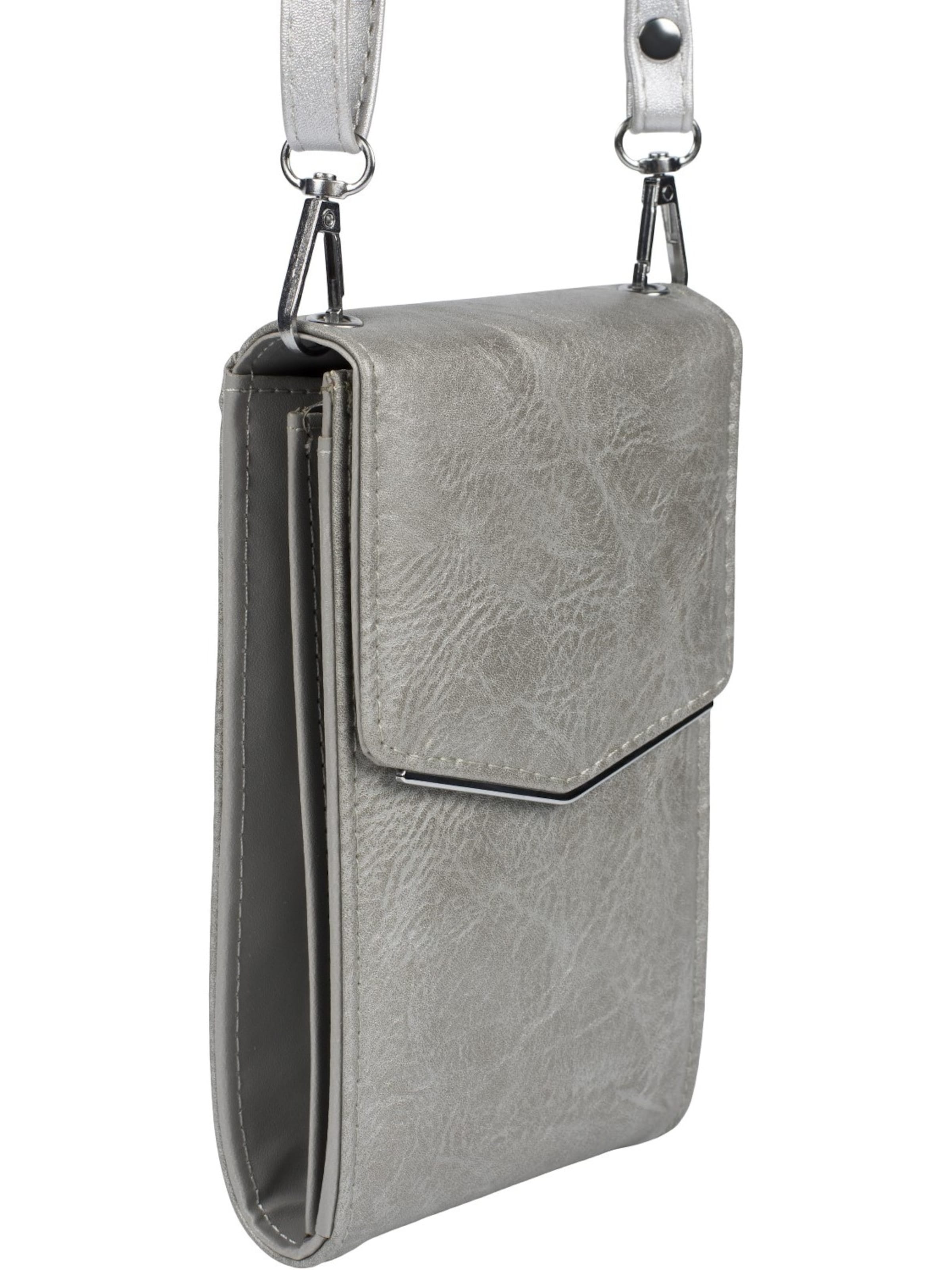 styleBREAKER Umhängetasche 'Mini Handy Umhängetasche'‌‌‌‌‌‌‌‌‌‌ in Grau