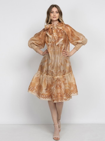 JIORO Dress 'SUNSET' in Yellow