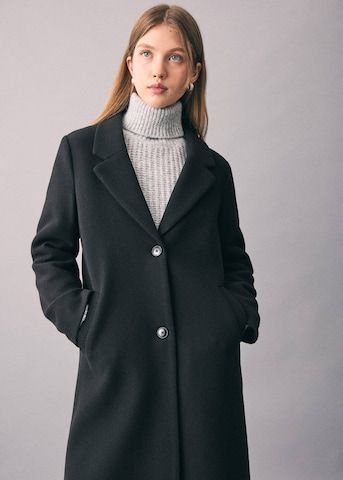 MANGO TEEN Mantel 'Galesn' in Schwarz