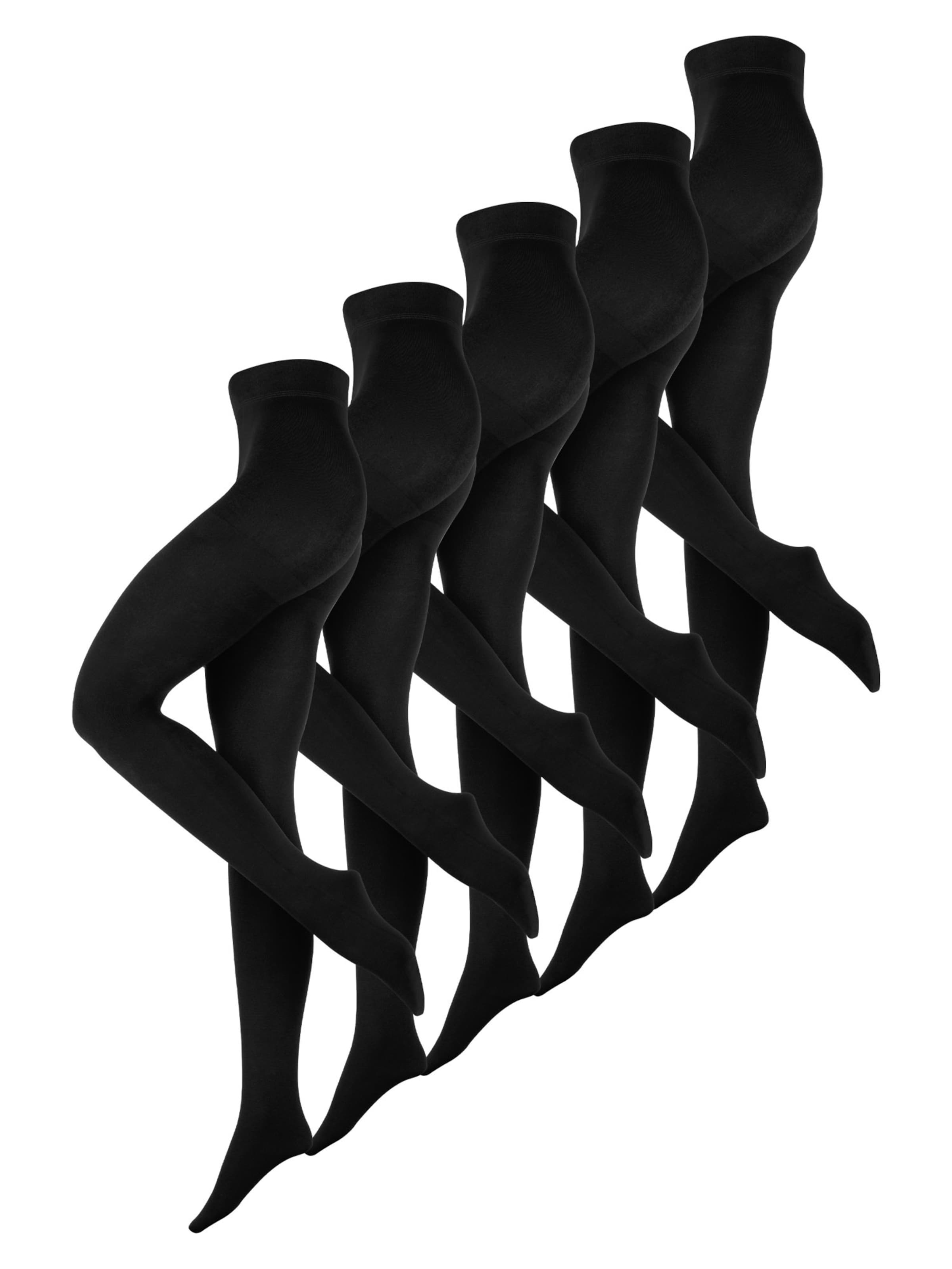 Nur Die Panty's ' Wohlig-Warm 100 DEN ' in Zwart: voorkant