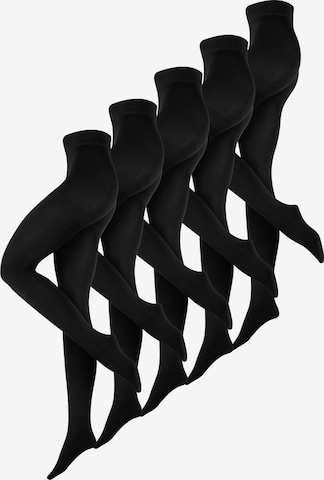Collant ' Wohlig-Warm 100 DEN ' Nur Die en noir : devant