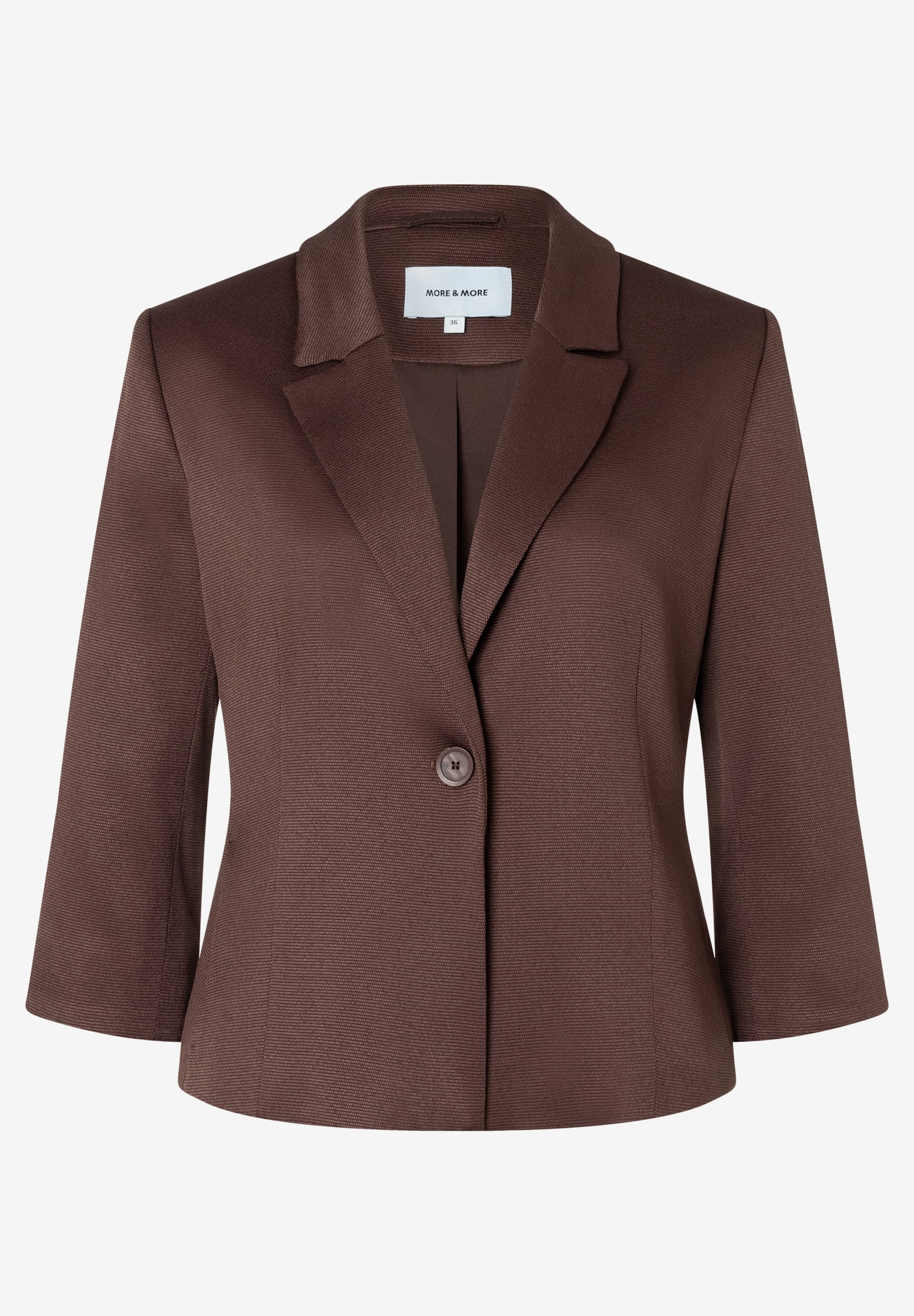 MORE & MORE Blazer in Braun: Vorderseite