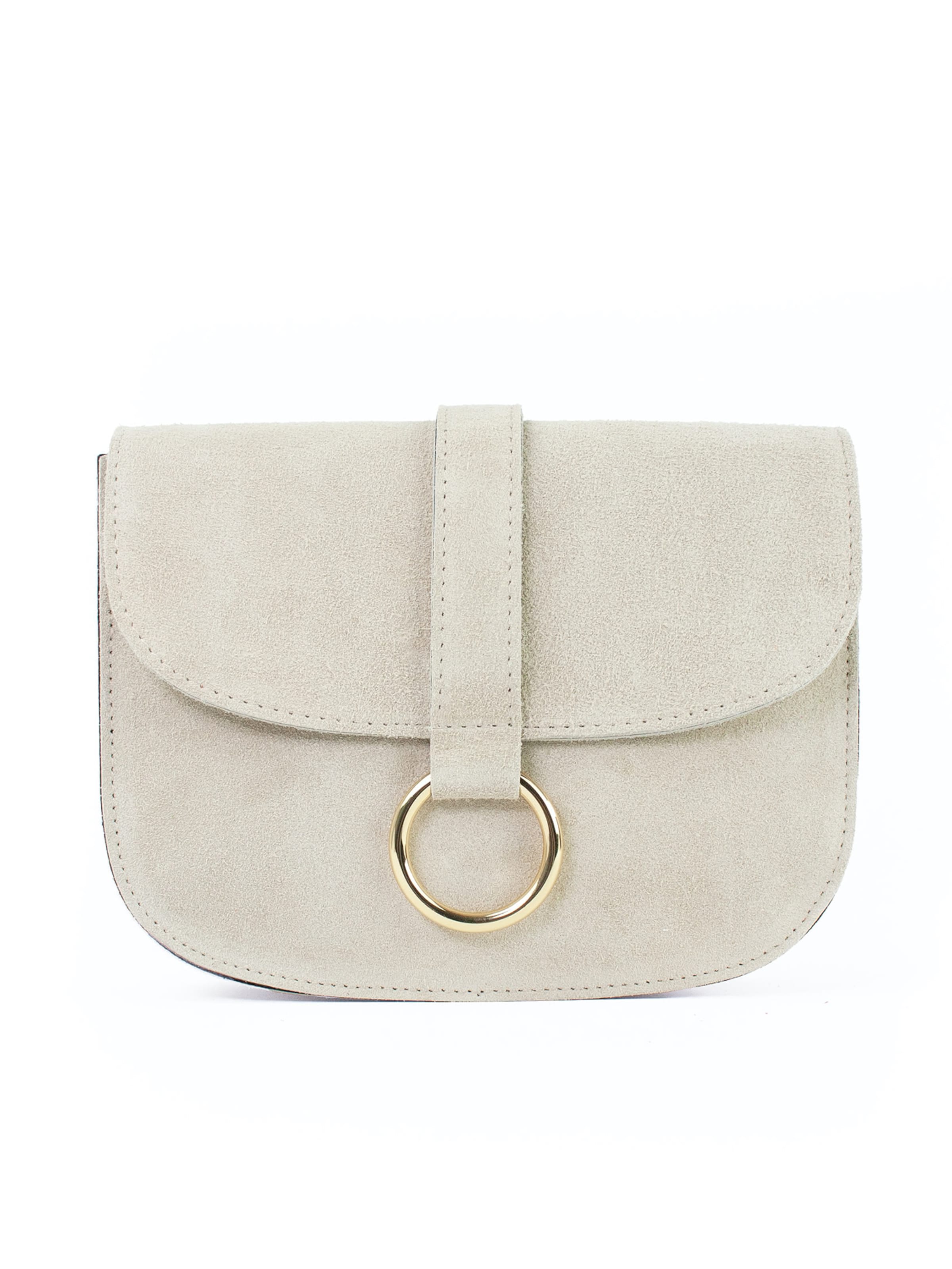 Borsa a mano 'HANNA' di lePelou in beige: frontale