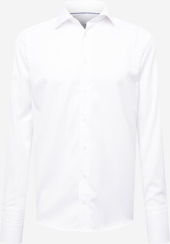 ETON Slim fit Button Up Shirt in White: front