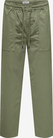 Only & Sons Штаны 'ONSSINUS' в Зеленый: спереди