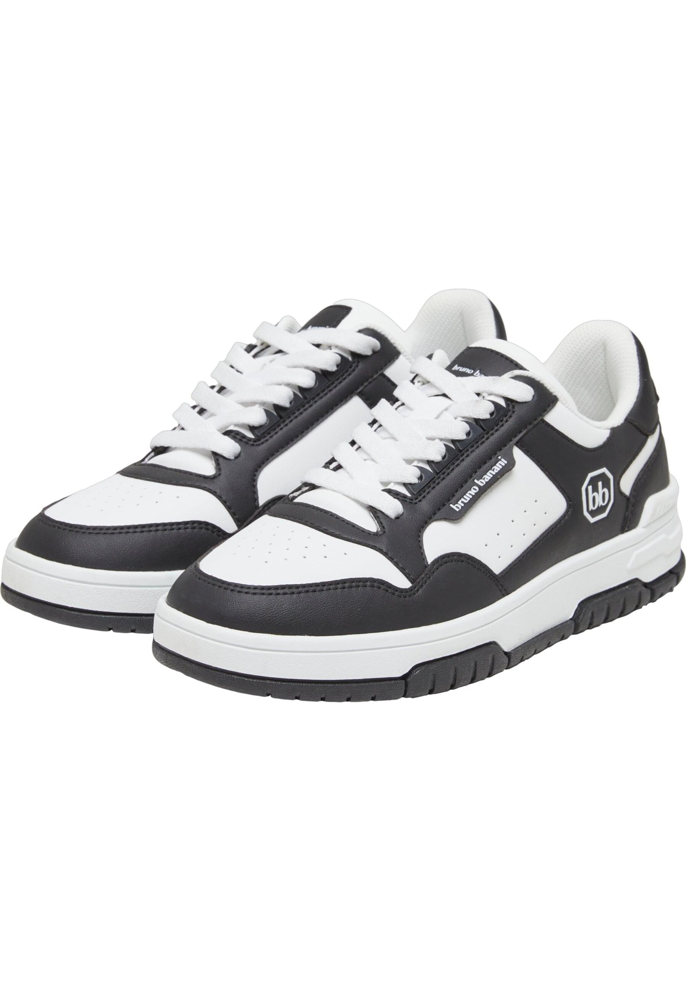 Sneaker bassa 'HKG' di Bruno Banani in nero: frontale