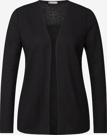 STREET ONE Strickjacke in Schwarz: Vorderseite