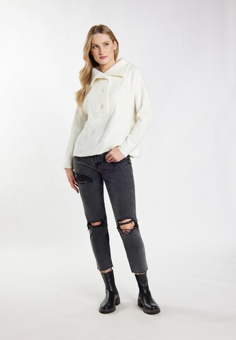 DreiMaster Vintage Sweater 'Incus' in White