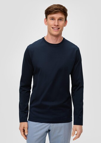 s.Oliver BLACK LABEL Shirt in Blauw: voorkant