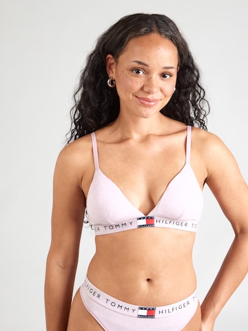 Tommy Hilfiger Underwear Triangle Bra in Pink: front