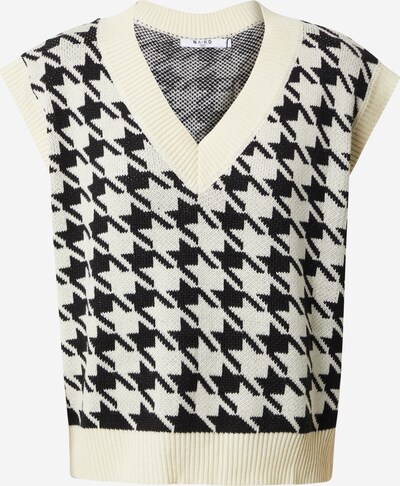 NA-KD Sweater in Black / natural white, Item view