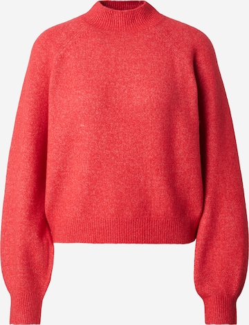 raudona VERO MODA Megztinis 'VMLEAF': priekis