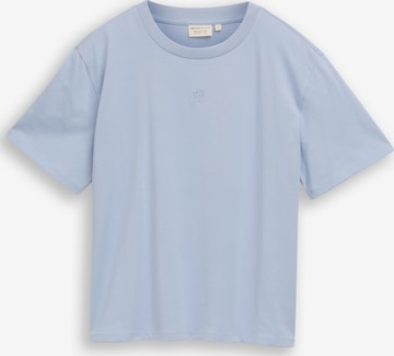 T-shirt TOM TAILOR DENIM en bleu : devant