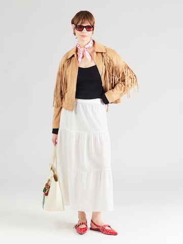 VILA Sukně 'VIPRISILLA' – bílá