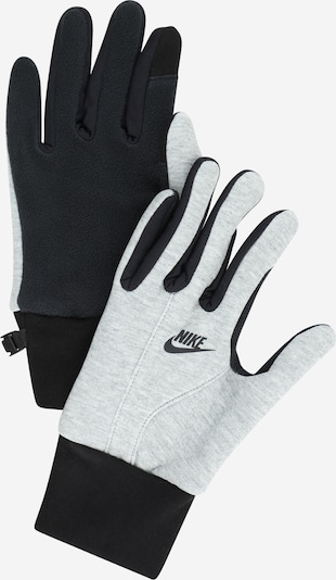 Nike Sportswear Full Finger Gloves 'Tech Fleece 2.0' in mottled grey / Black, Item view
