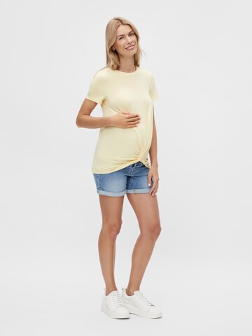 MAMALICIOUS Shirt 'Macy' in Yellow