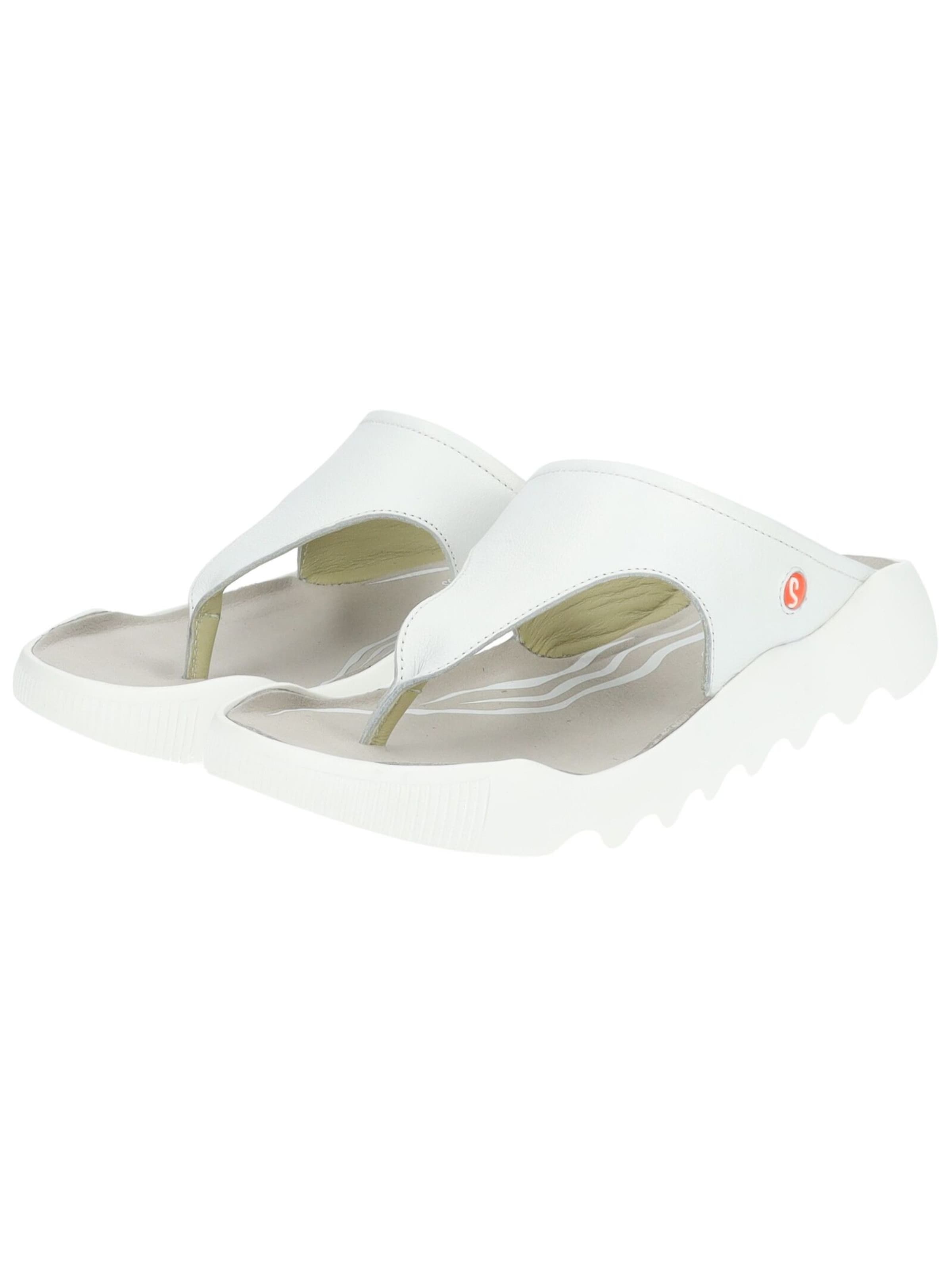 Softinos T-bar sandals in White