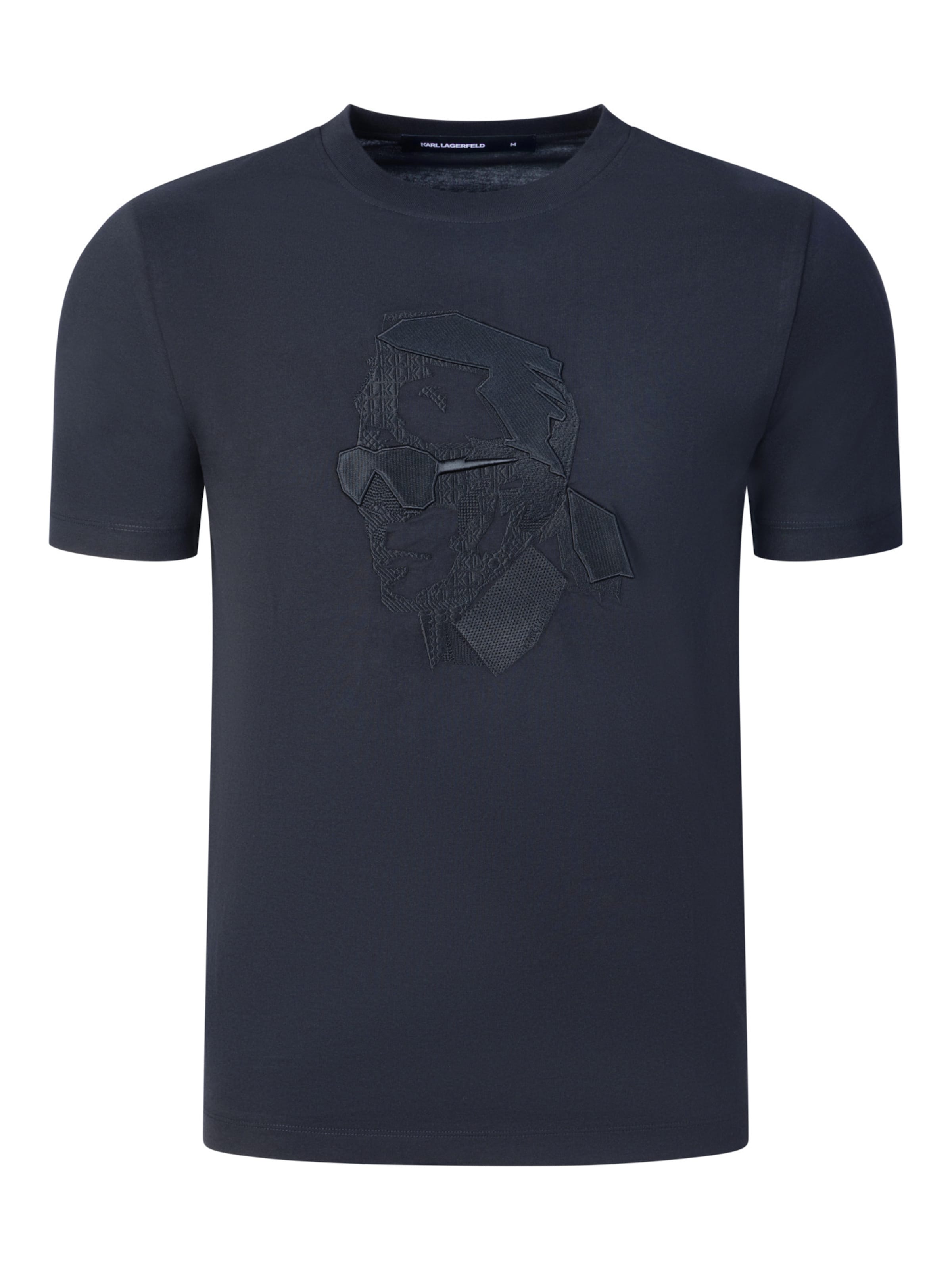 Karl Lagerfeld - Camiseta en azul: frente