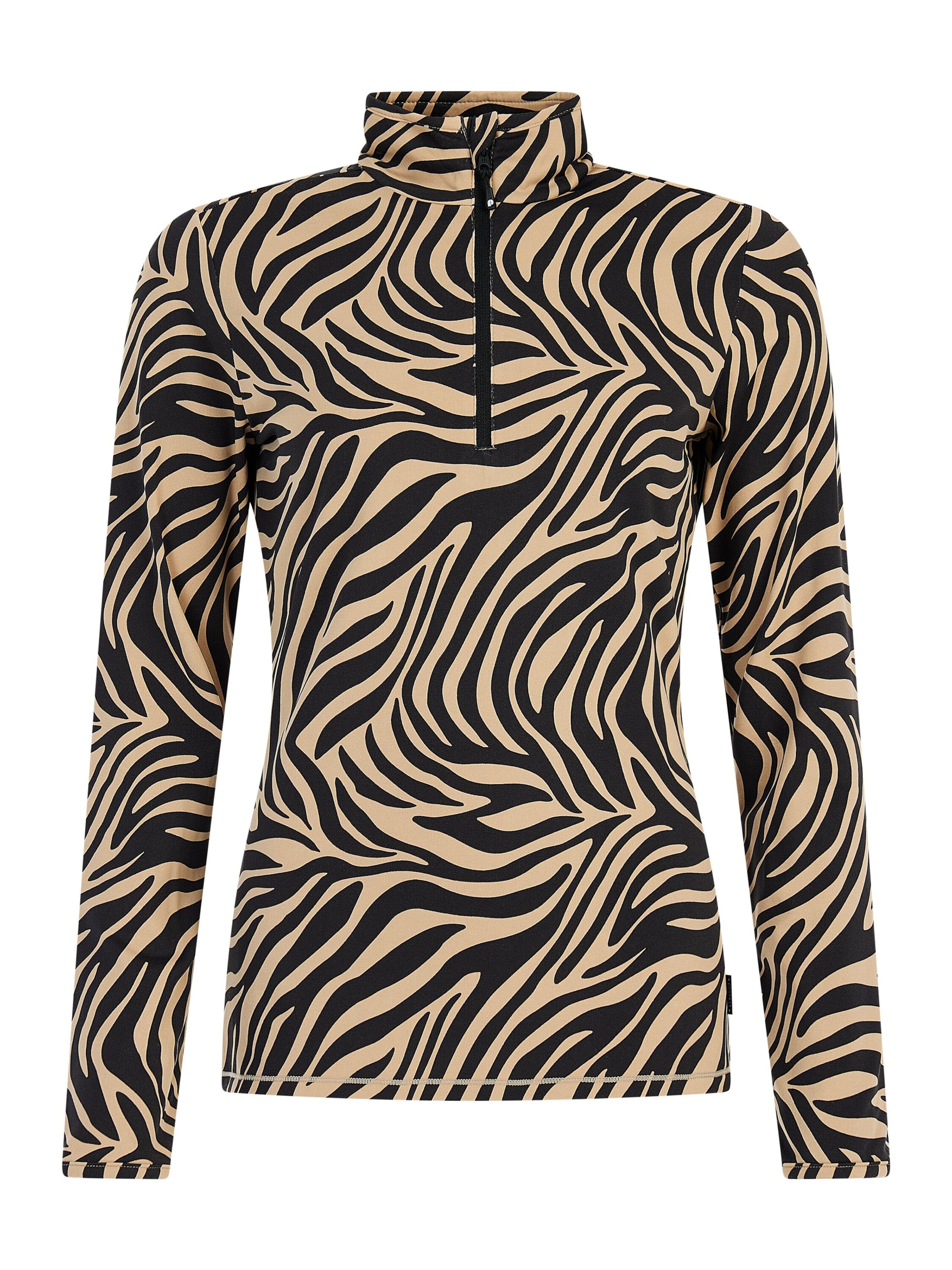 PROTEST Sportsweatshirt 'PRTEsher' in Braun: Vorderseite