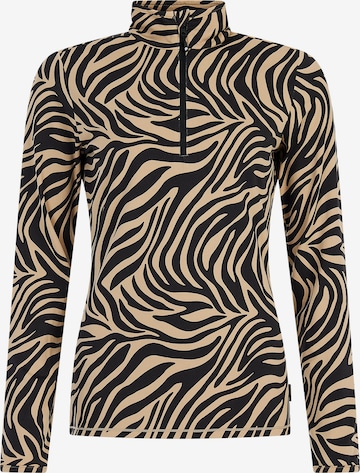 PROTEST Sportsweatshirt 'PRTEsher' in Braun: Vorderseite