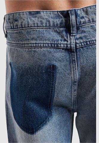 Wide leg Jeans de la Karl Kani pe albastru
