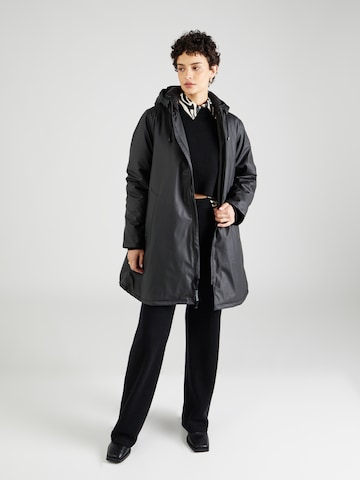 Stutterheim Between-Seasons Coat in Black