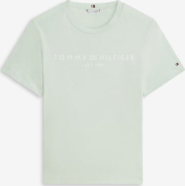 TOMMY HILFIGER Tričko – zelená: přední strana