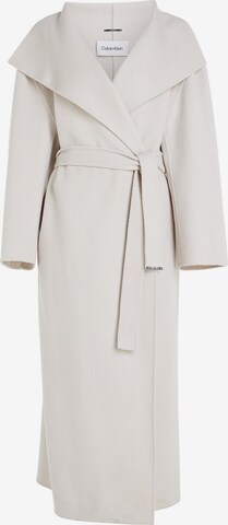 Calvin Klein Between-Seasons Coat in Grey: front