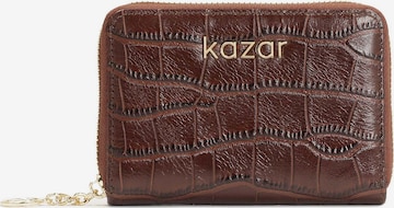 Kazar Wallet in Brown: front