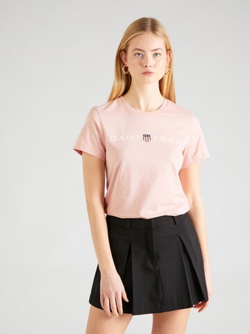 rožinė GANT Marškinėliai: priekis