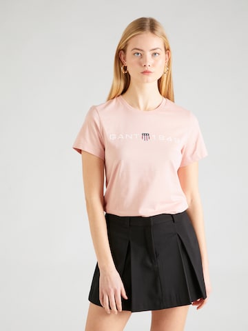 rozā GANT T-Krekls: no priekšpuses