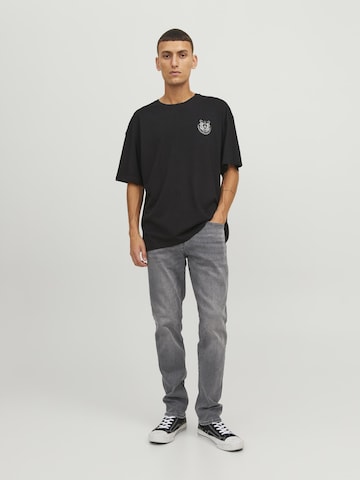 Slimfit Jeans 'Glenn' de la JACK & JONES pe negru