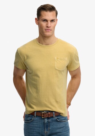 Superdry & Co Shirt in Geel: voorkant