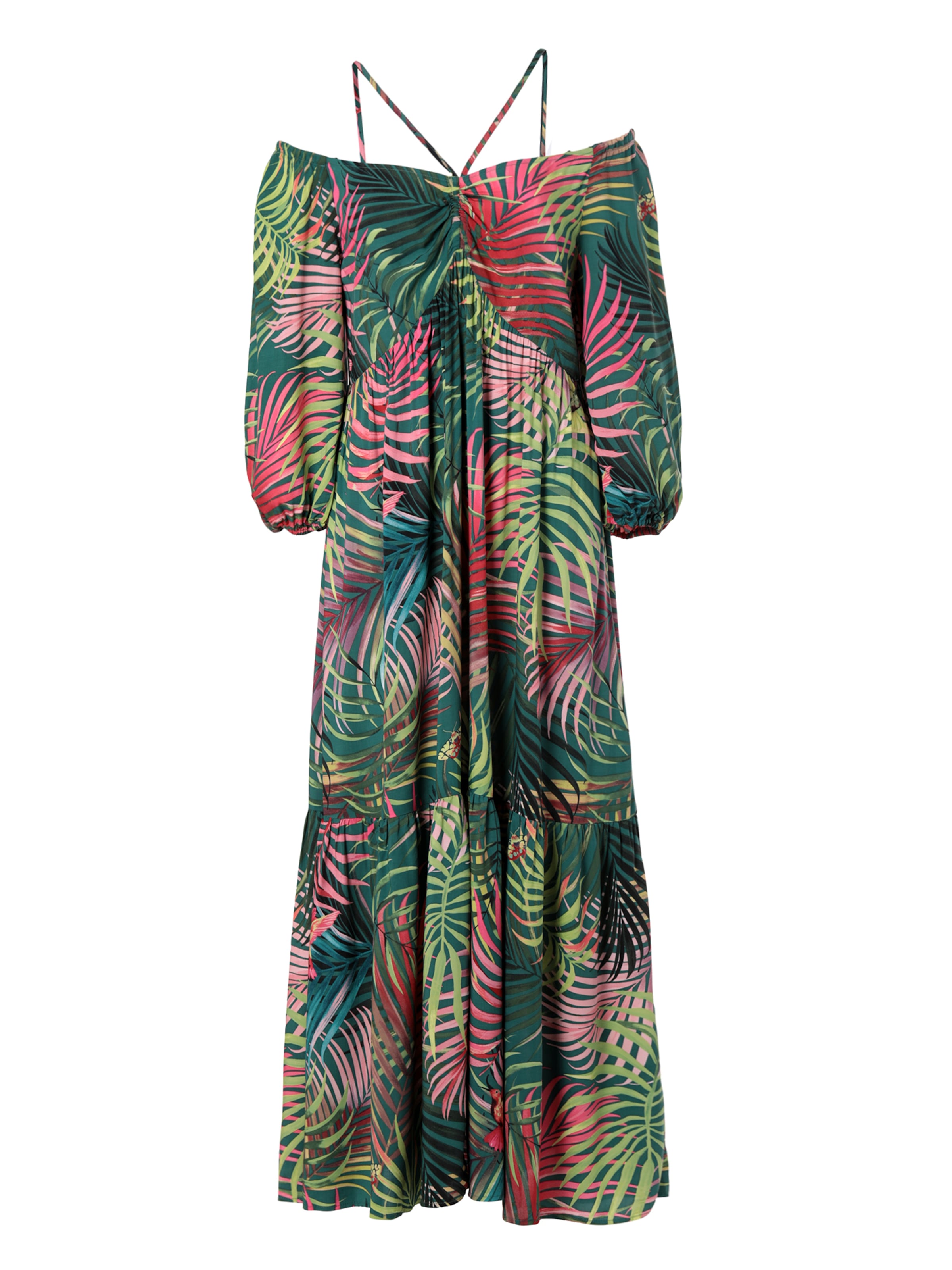 TATUUM - Vestido 'Palmiko' em verde: frente