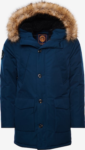 Superdry Regularny krój Parka zimowa 'Everest' w kolorze niebieski