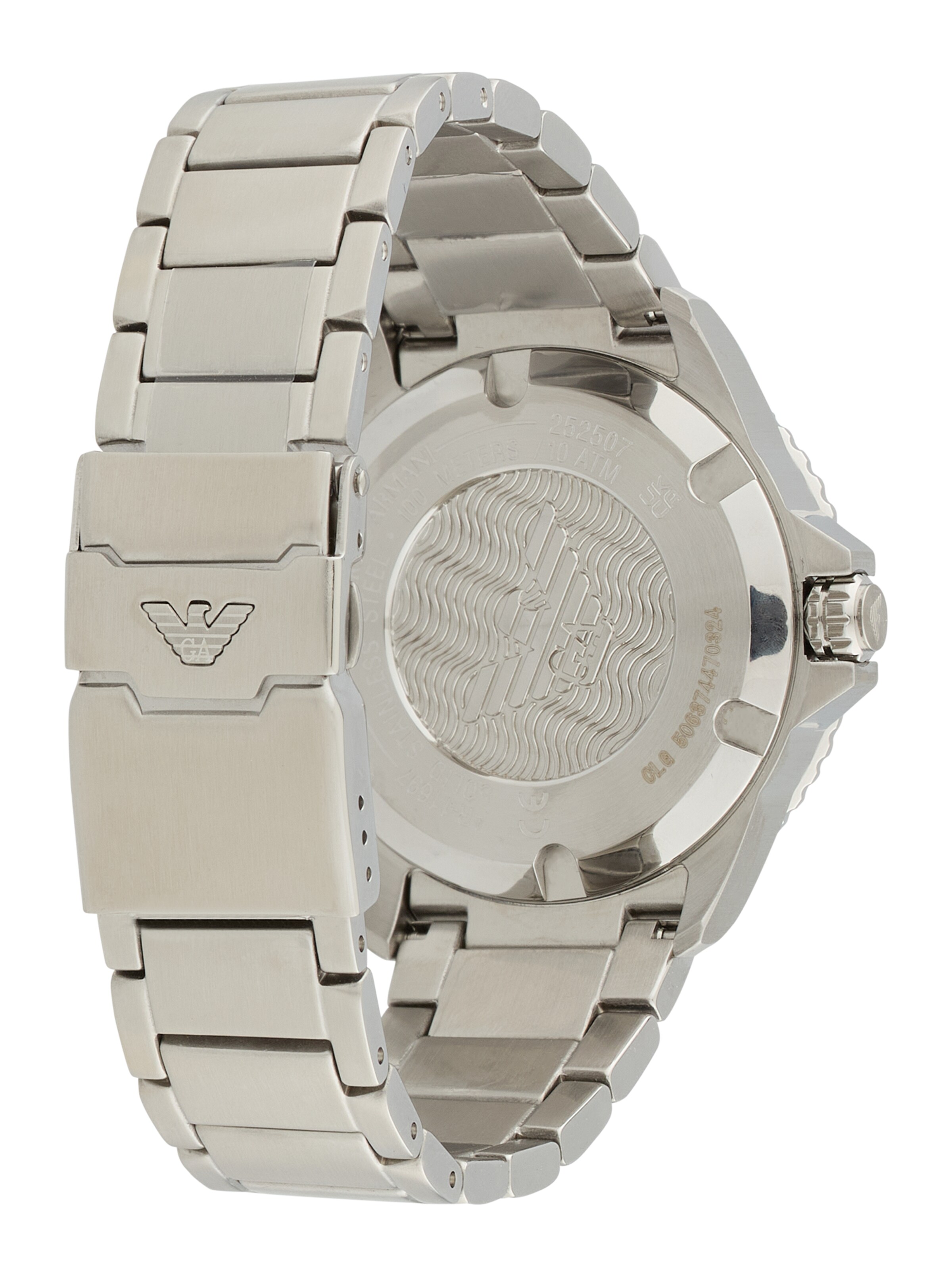 Emporio Armani Аналоговые часы в Серебристый