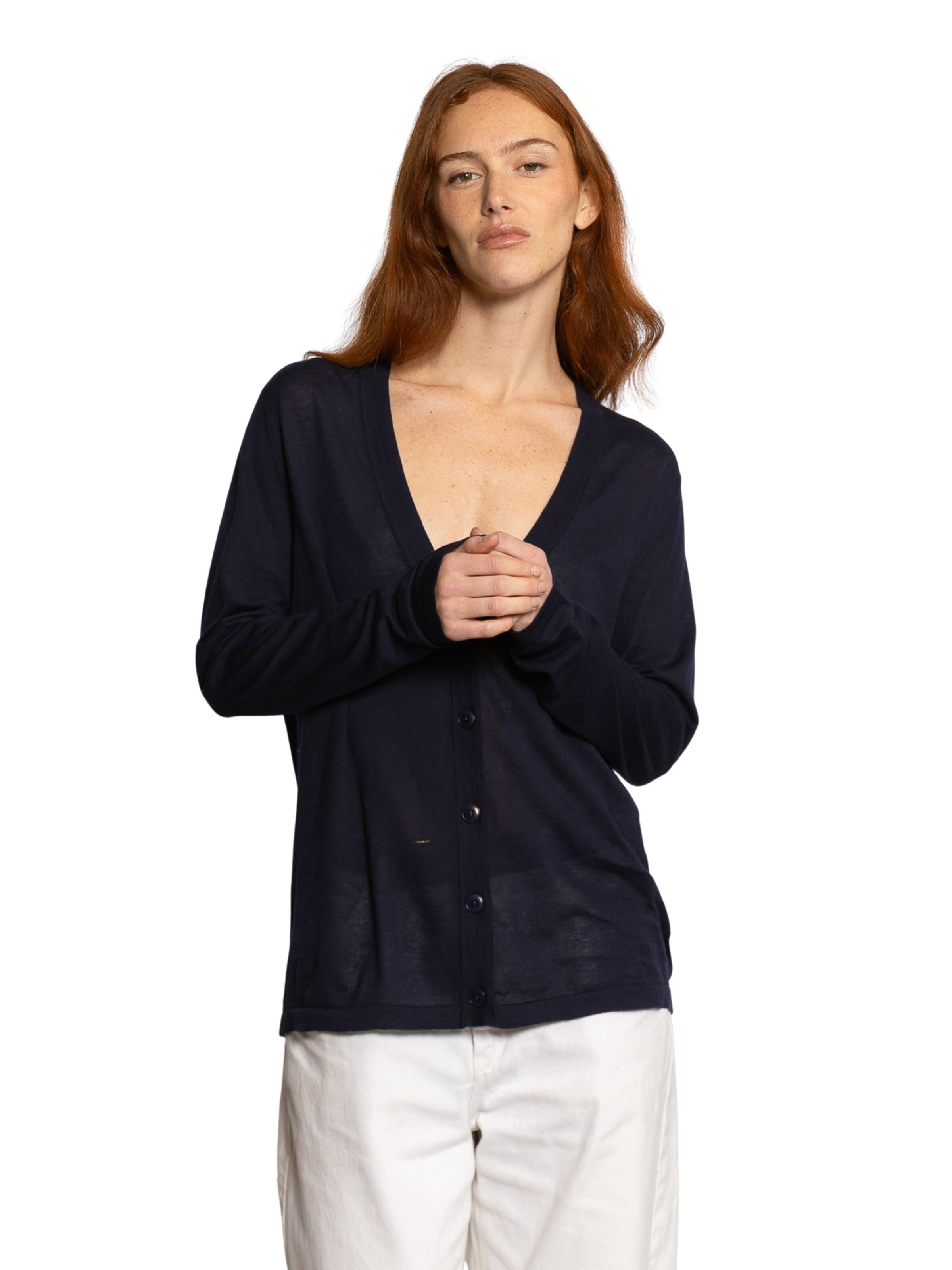 Cardigan 'Plume' LDB en bleu