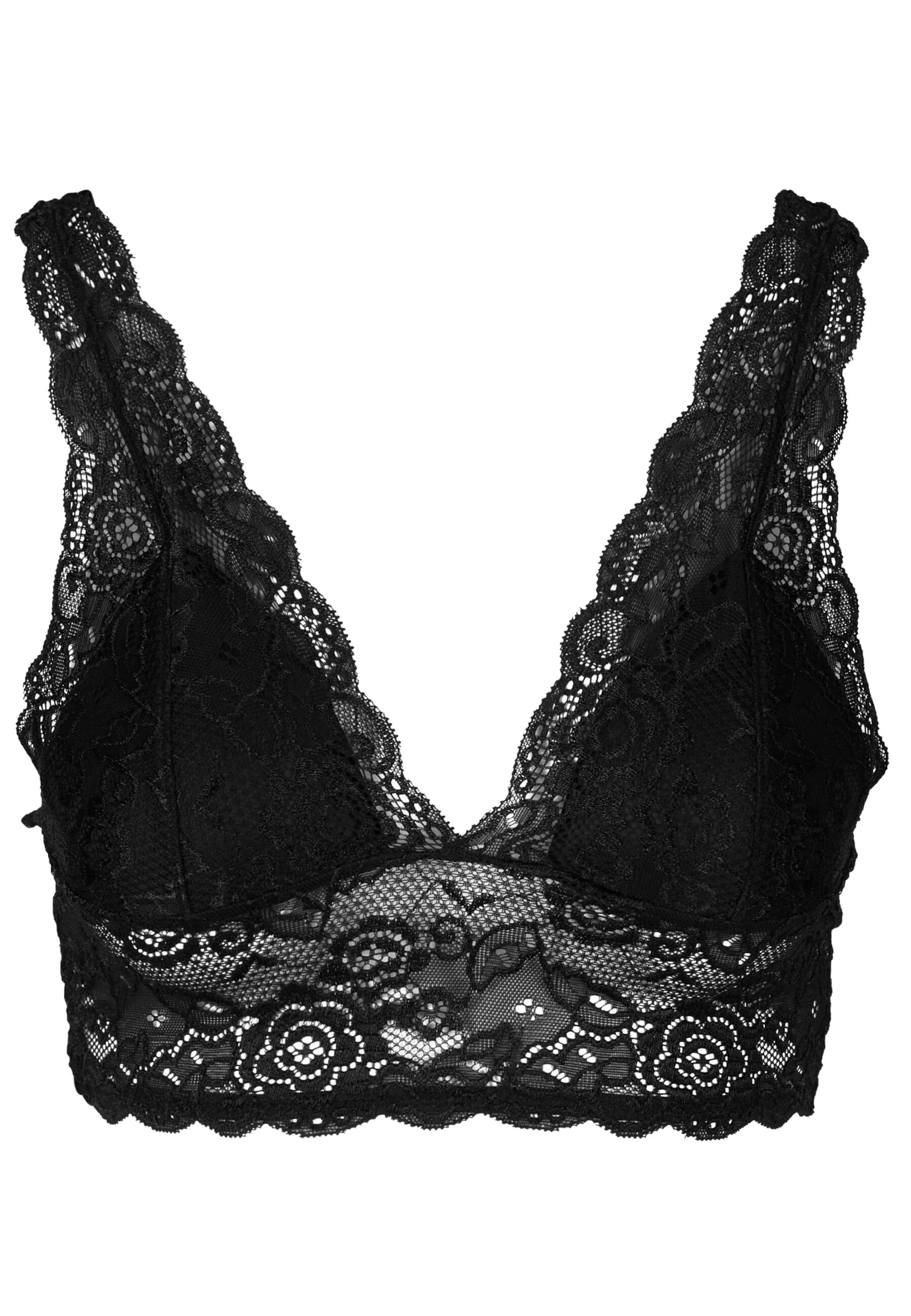 Urban Classics Bustier Rintaliivi värissä musta: etupuoli