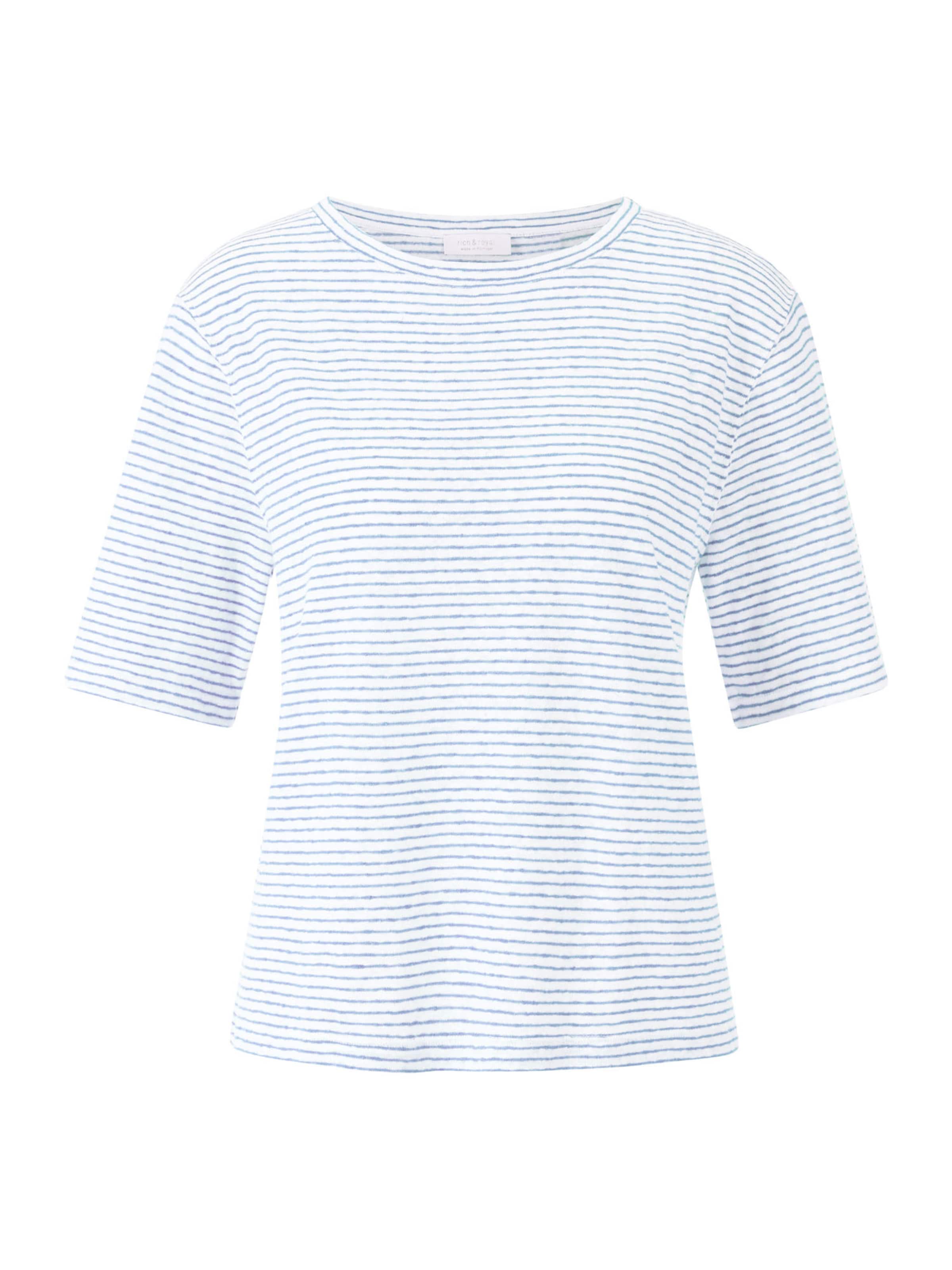 T-shirt Rich & Royal en bleu : devant
