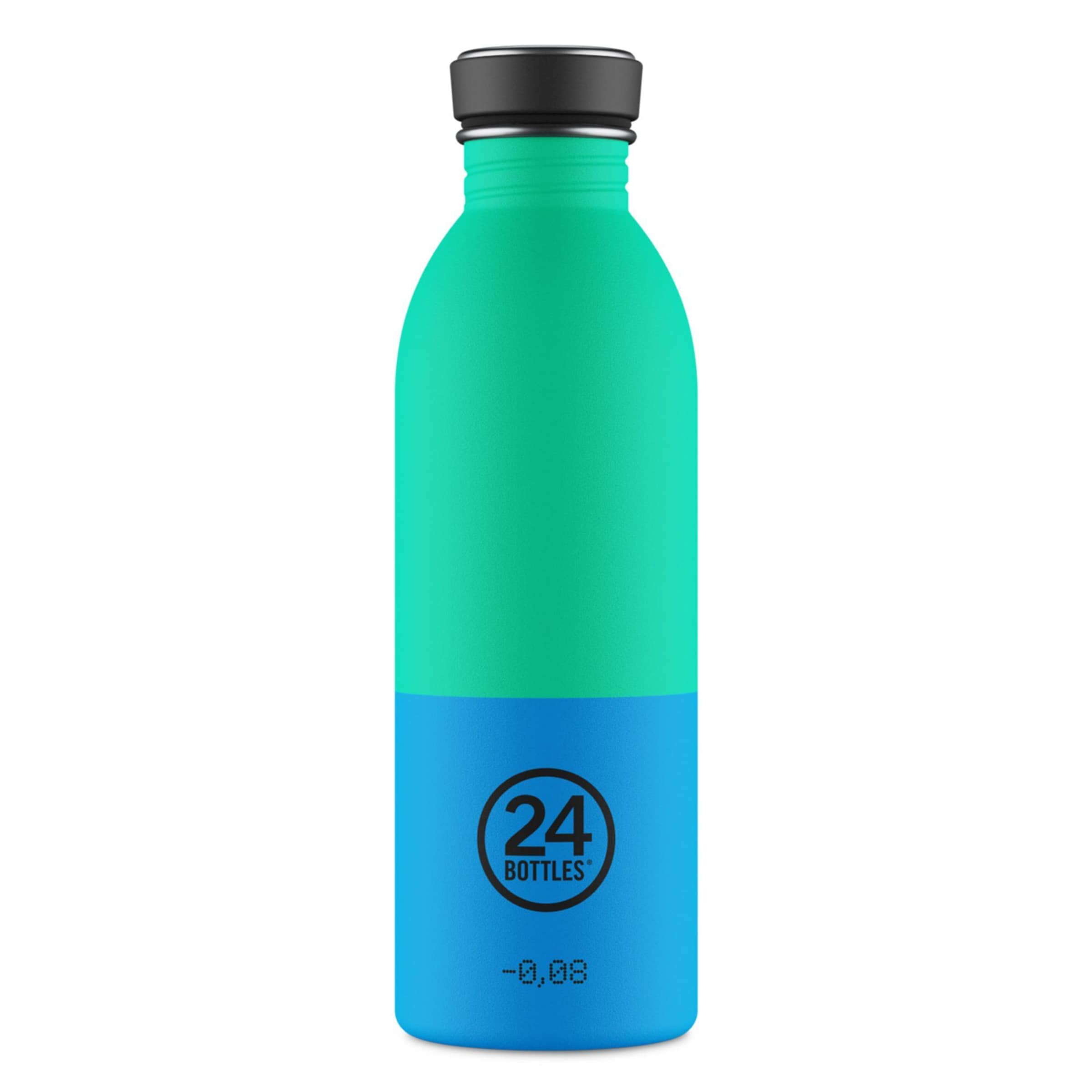Borraccia 'Urban Horizon 500 ml' di 24Bottles in verde: frontale