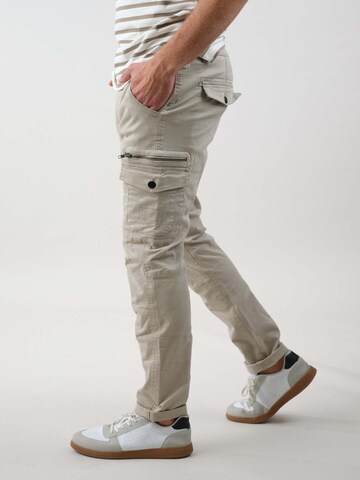 Deeluxe Tapered Cargo Pants 'Danakil' in Grey