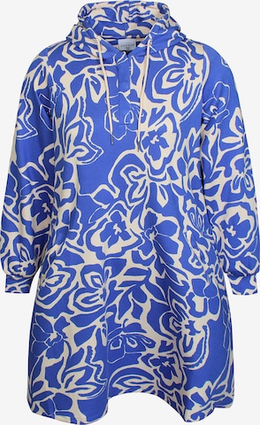 Zhenzi Tuniek 'Kayla 1445' in Blauw: voorkant