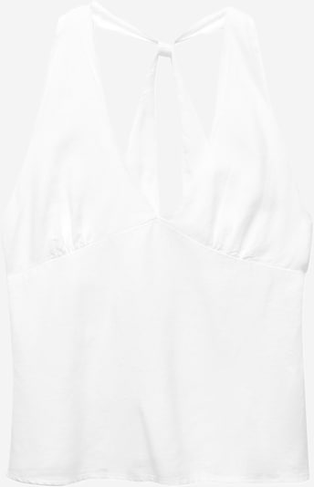 Pull&Bear Blusentop in XS in weiß, Produktansicht