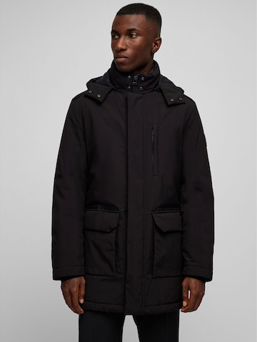 HECHTER PARIS Winterparka in Schwarz: predná strana